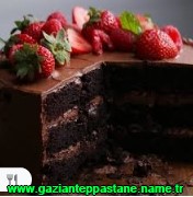 Gaziantep Mois Çikolatalı krokanlı yaş pasta